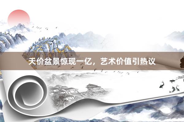 天价盆景惊现一亿，艺术价值引热议